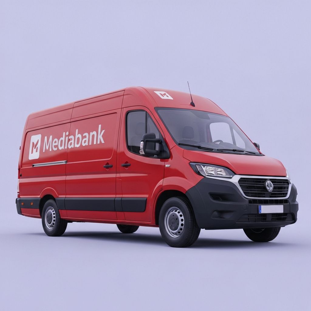 Mediabank delivery van