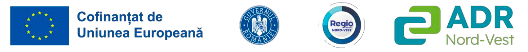 PRNV Project Partners - EU, Romanian Government, Regio Nord-Vest, ADR Nord-Vest